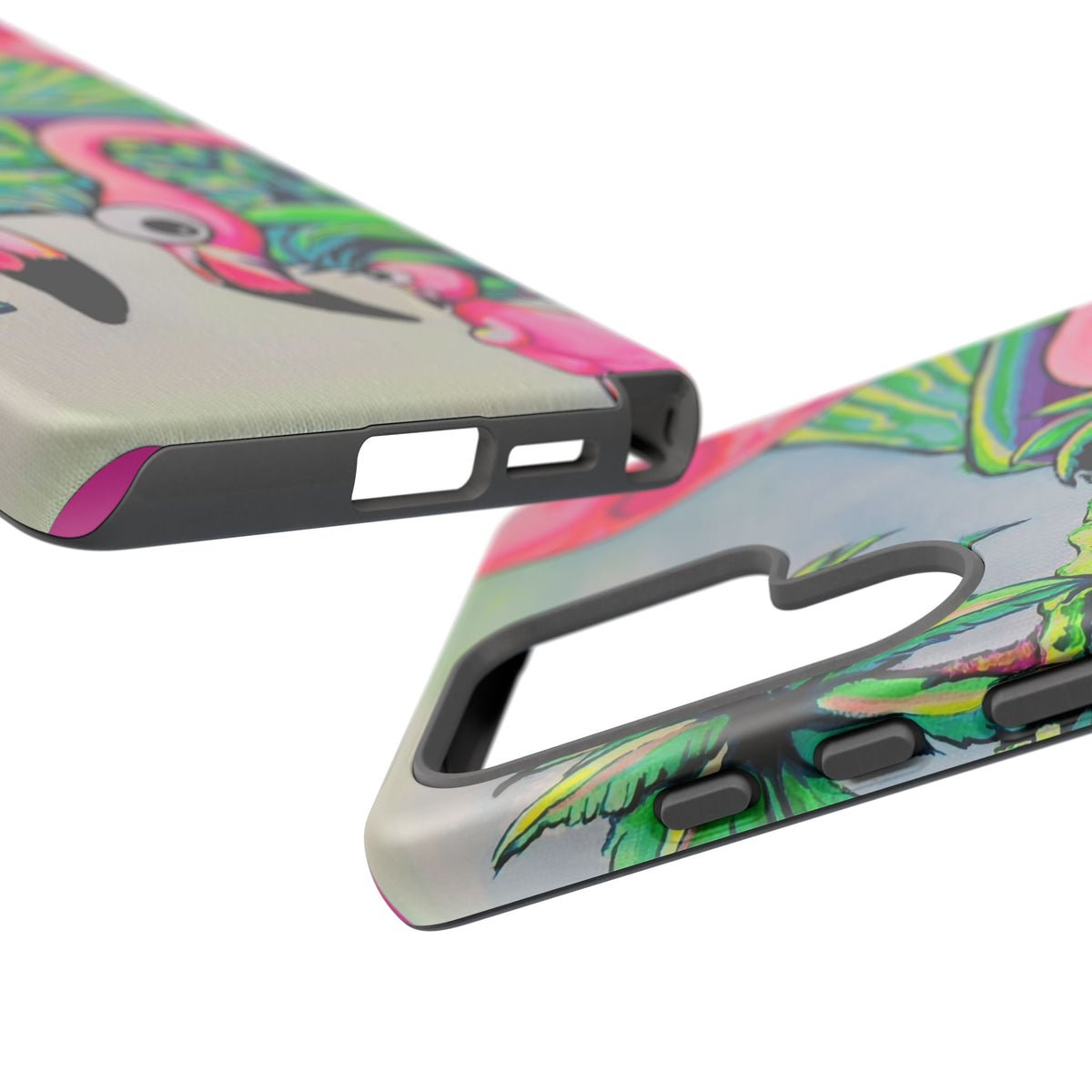 Cyclops Flamingo Family Tough Phone Case