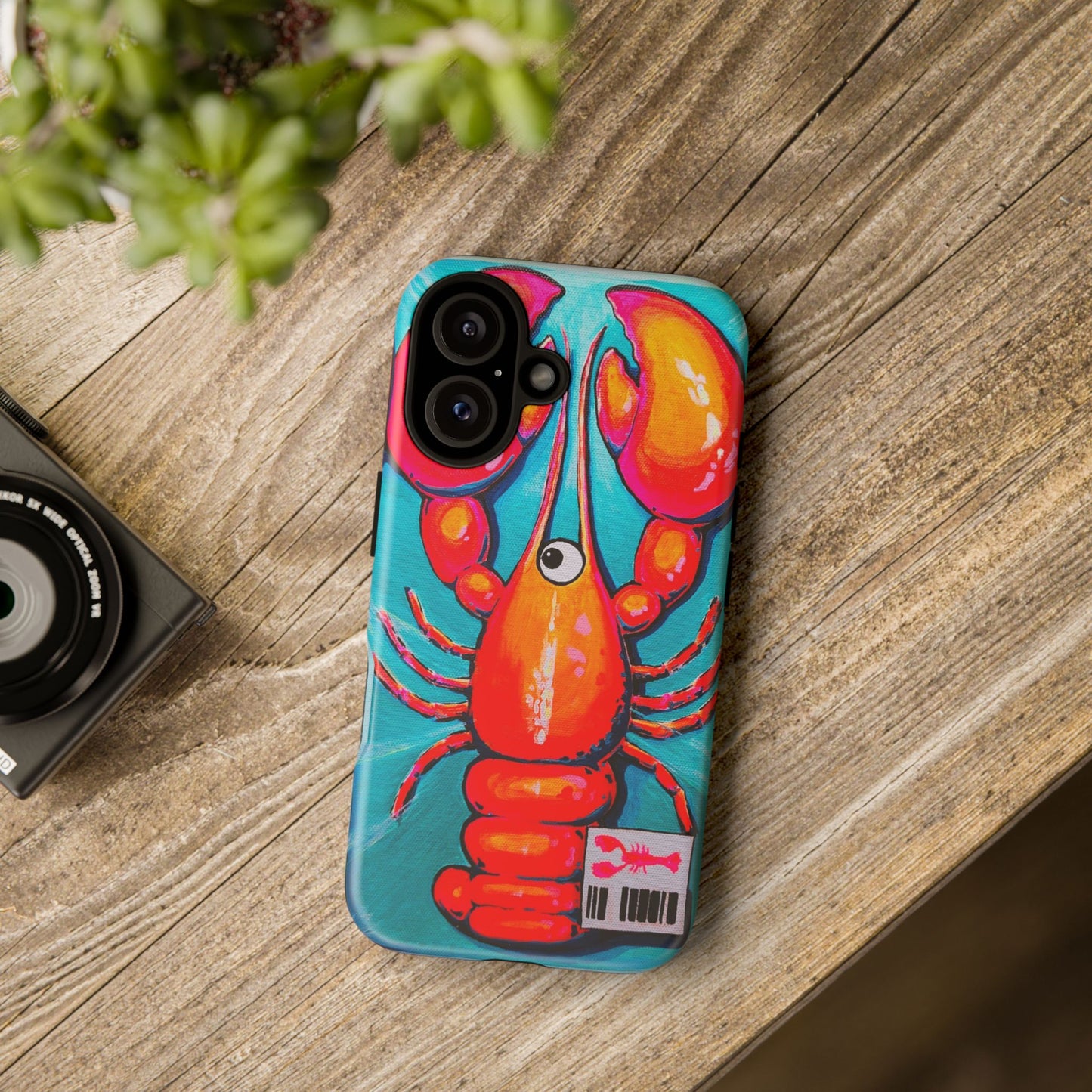 Neon Lobster Tough Phone Case