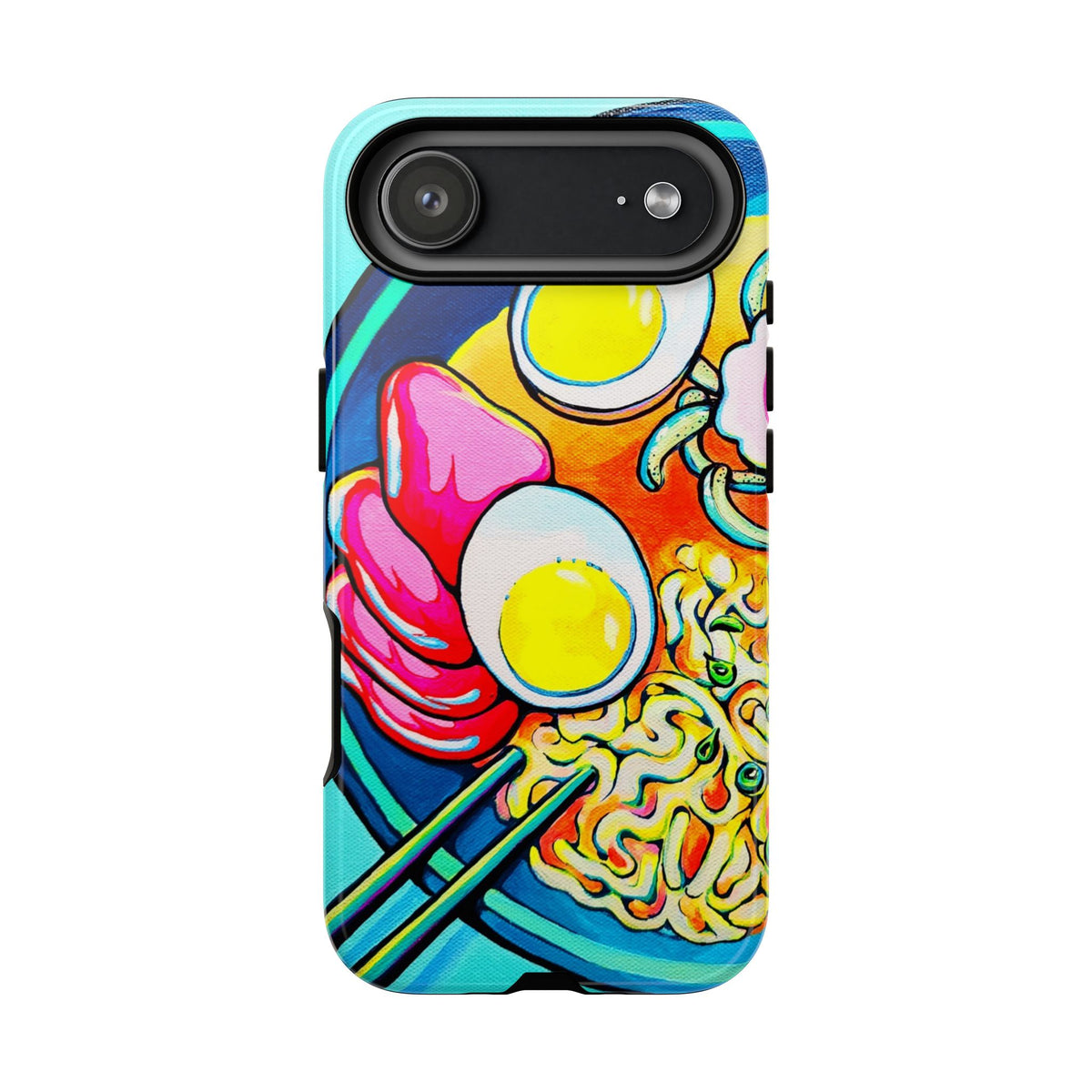 Coque de téléphone résistante Neon Ramen