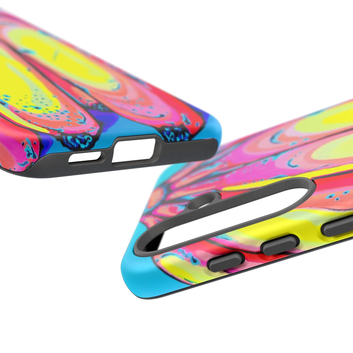 Neon Fat Bananas Tough Phone Case