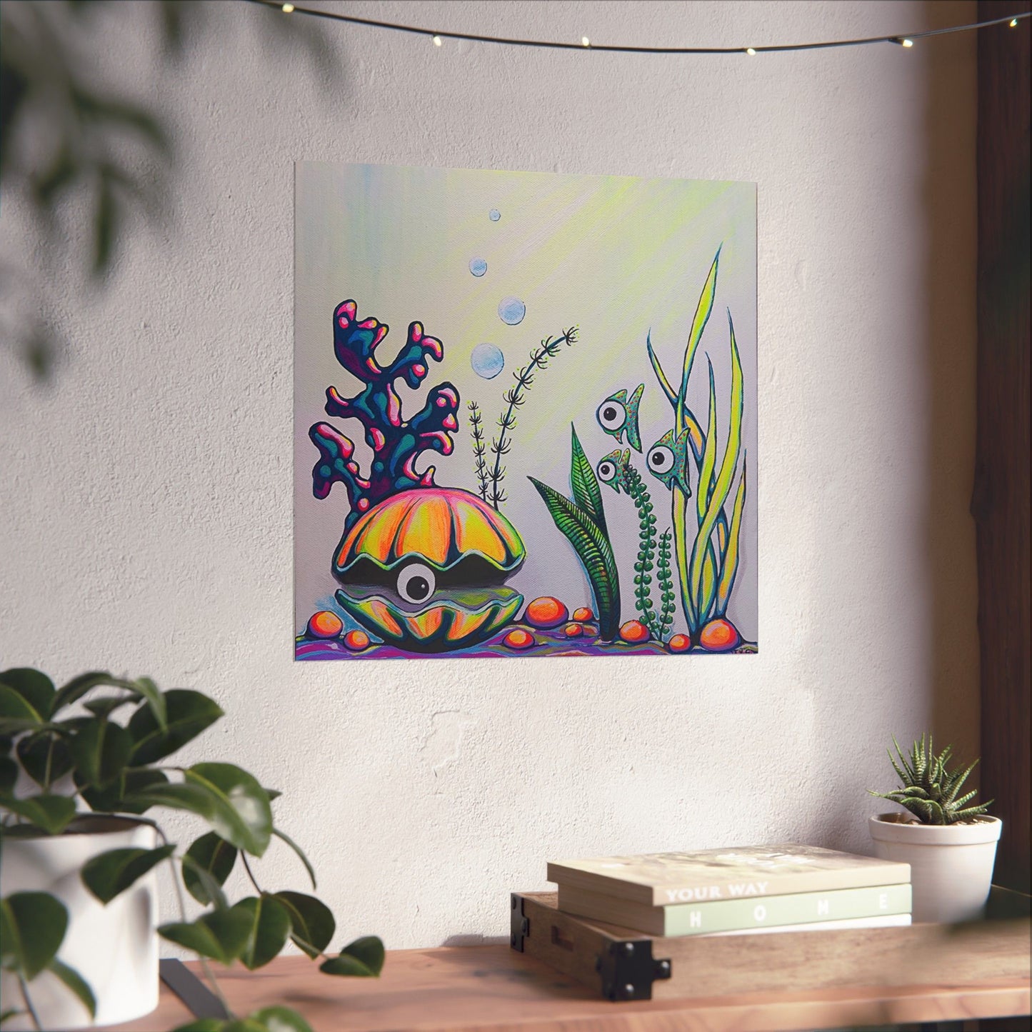 Cyclops Clam Giclée Art Poster