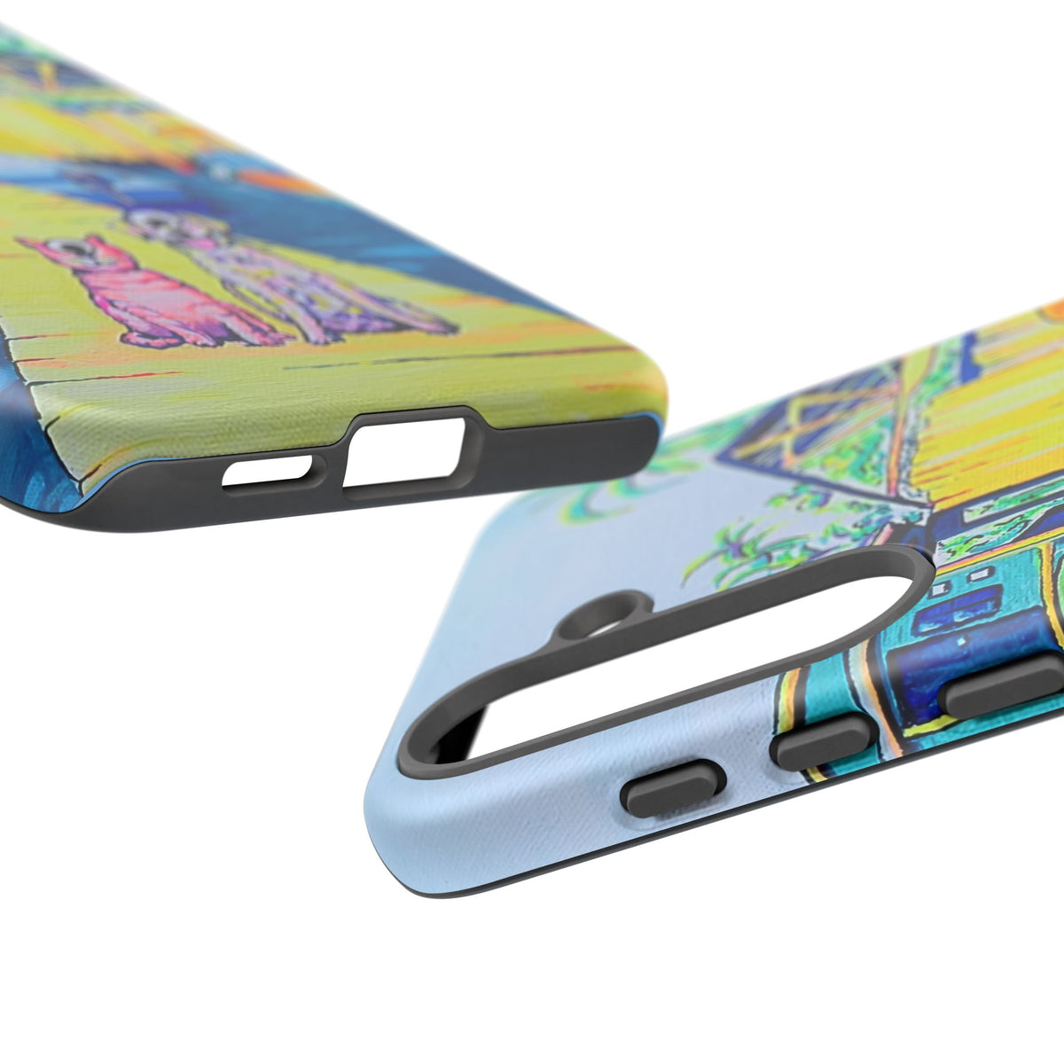 Cyclops Cat and Dog in Bocas Tough Phone Case