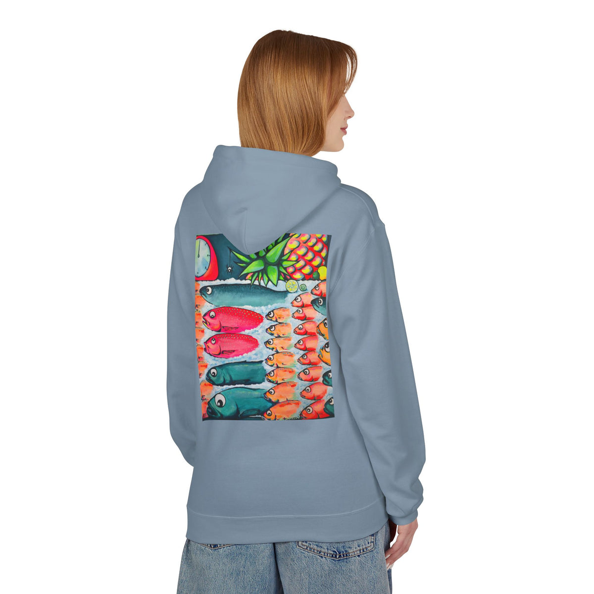 Unisex Neon Cabo Fish Market Soft Hoodie