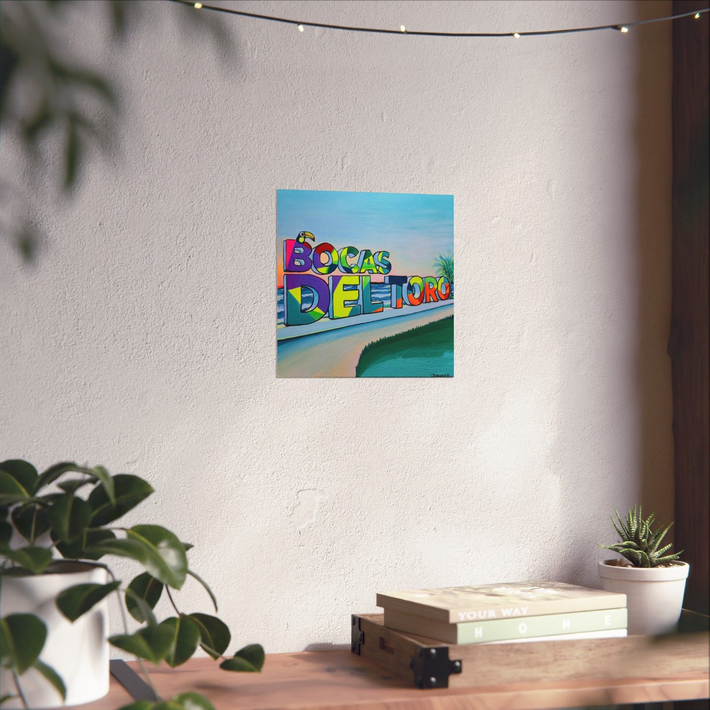 Bocas Del Toro Sign Giclée Art Poster