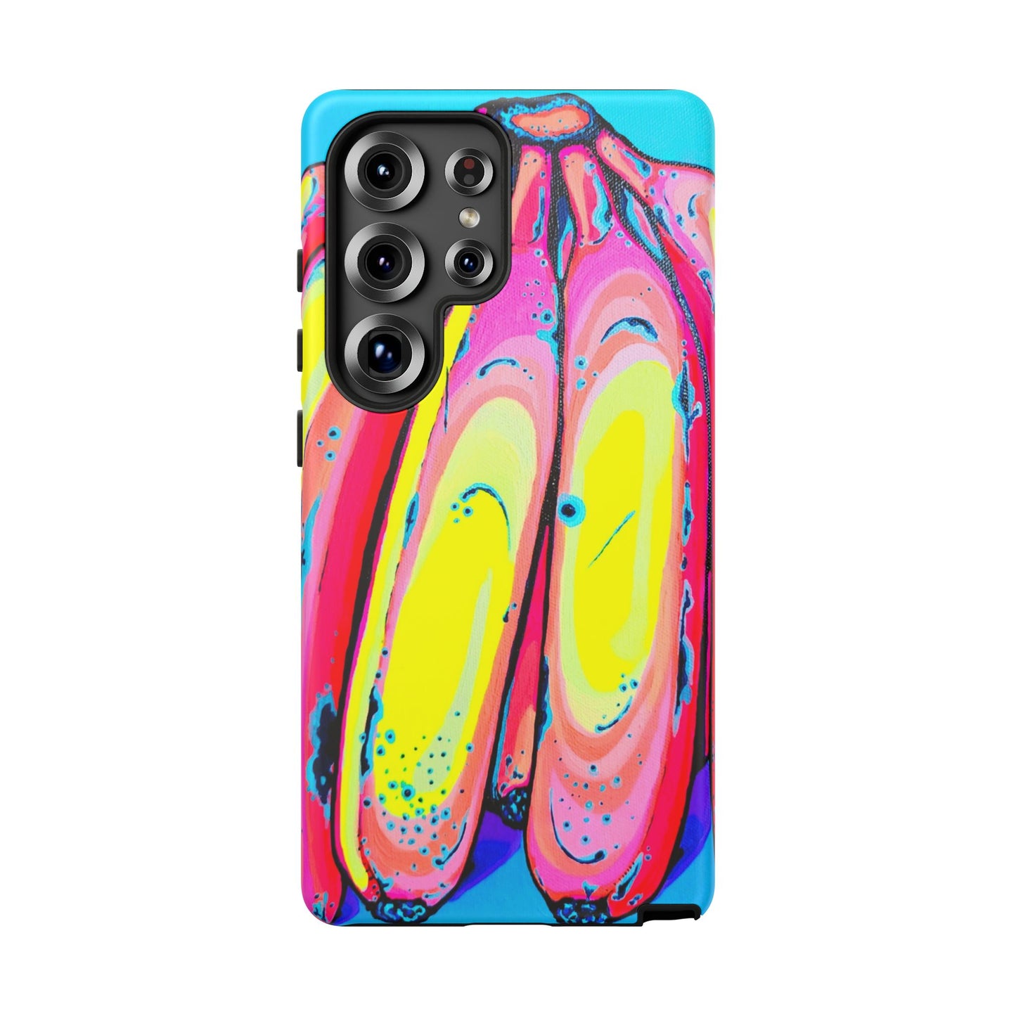 Neon Fat Bananas Tough Phone Case