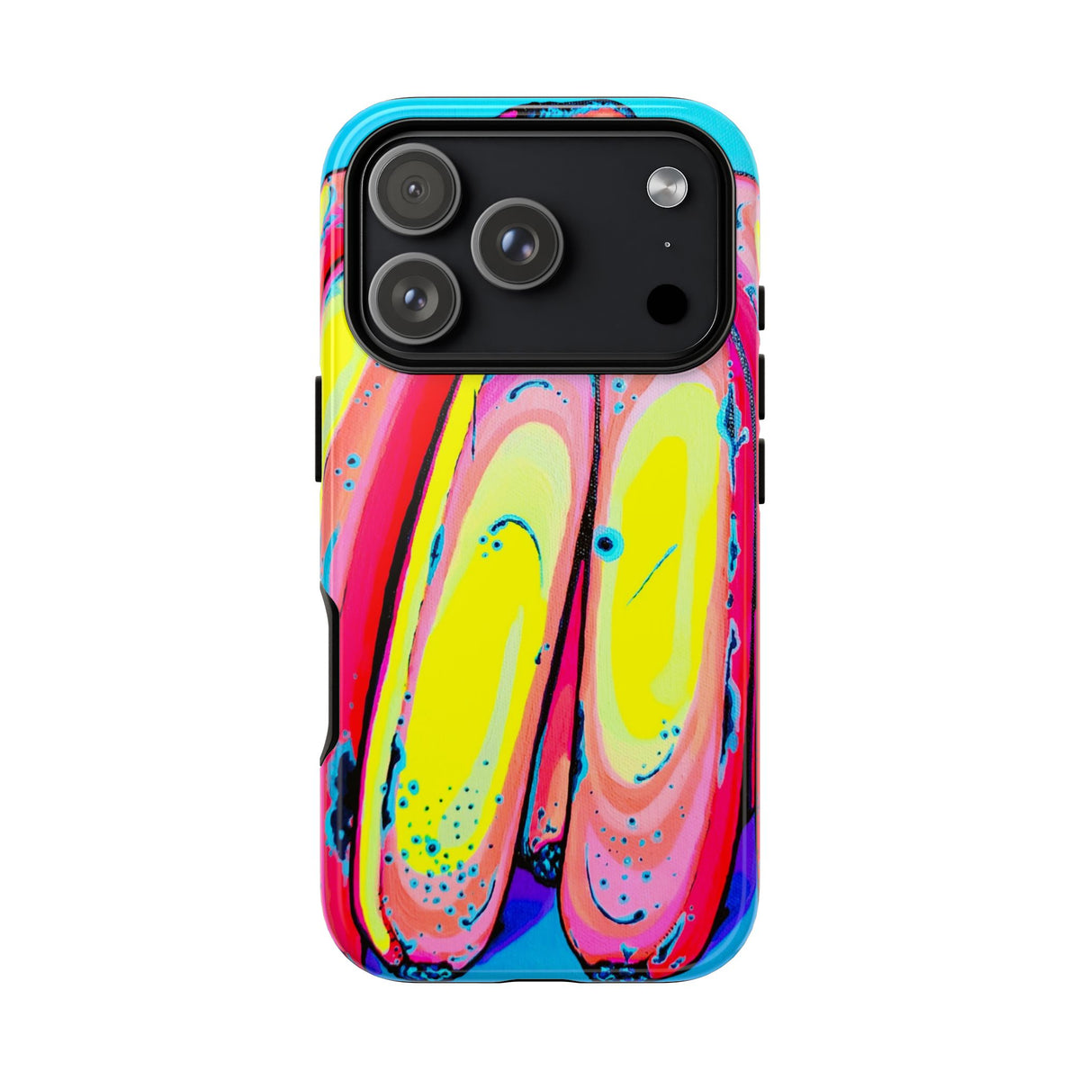 Neon Fat Bananas Tough Phone Case