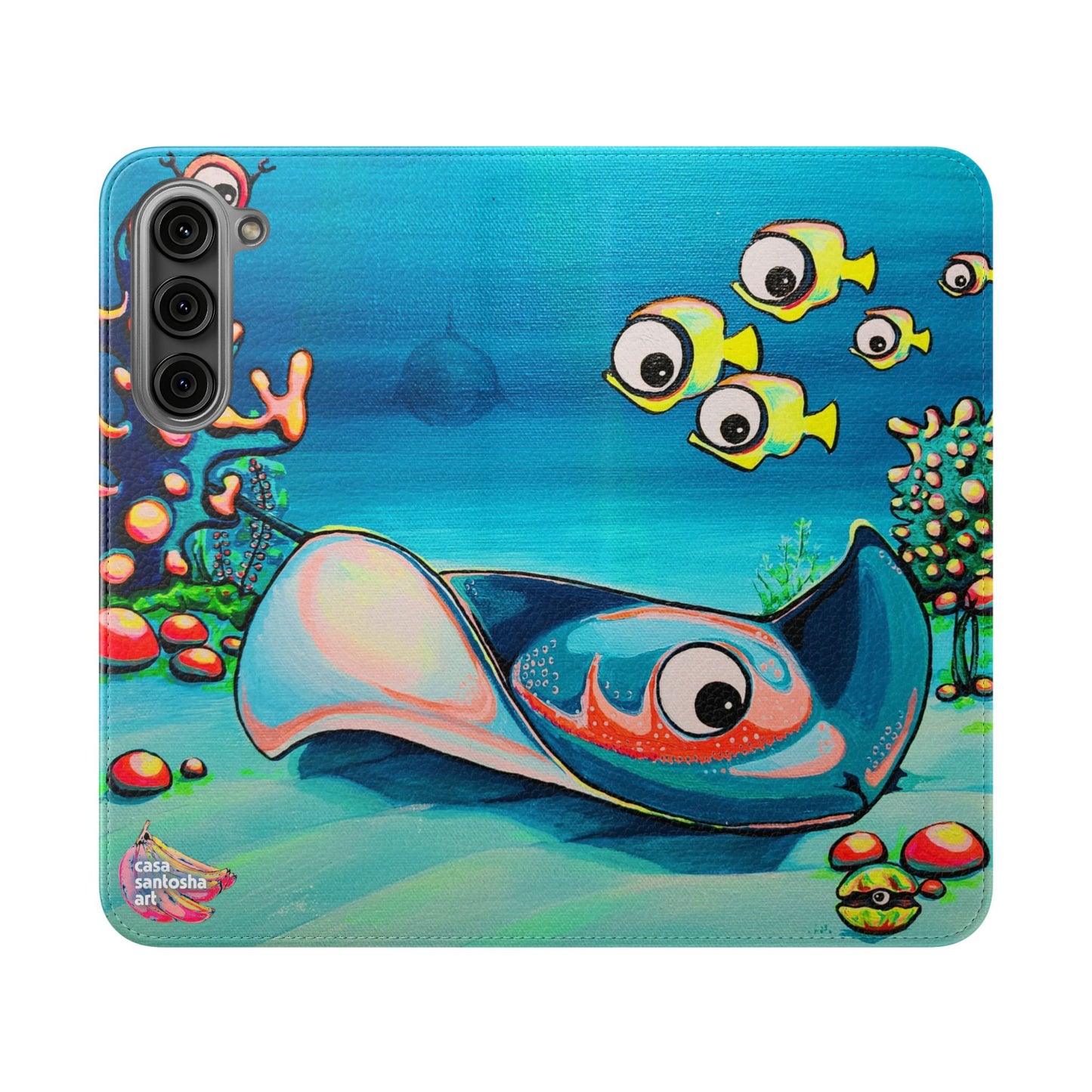 Cyclops Stingray Flip Phone Case – Wallet Cover with Card Slots
