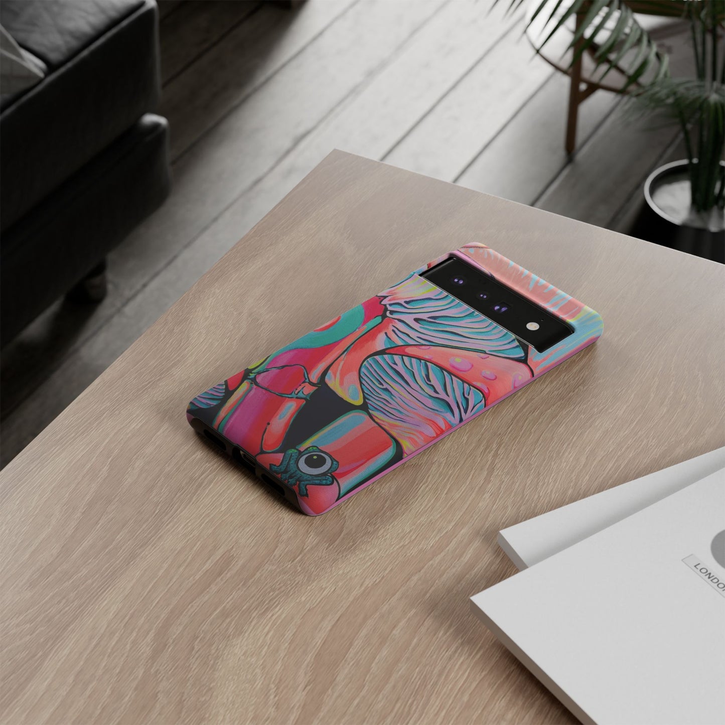 Trippy Mushrooms Tough Phone Case