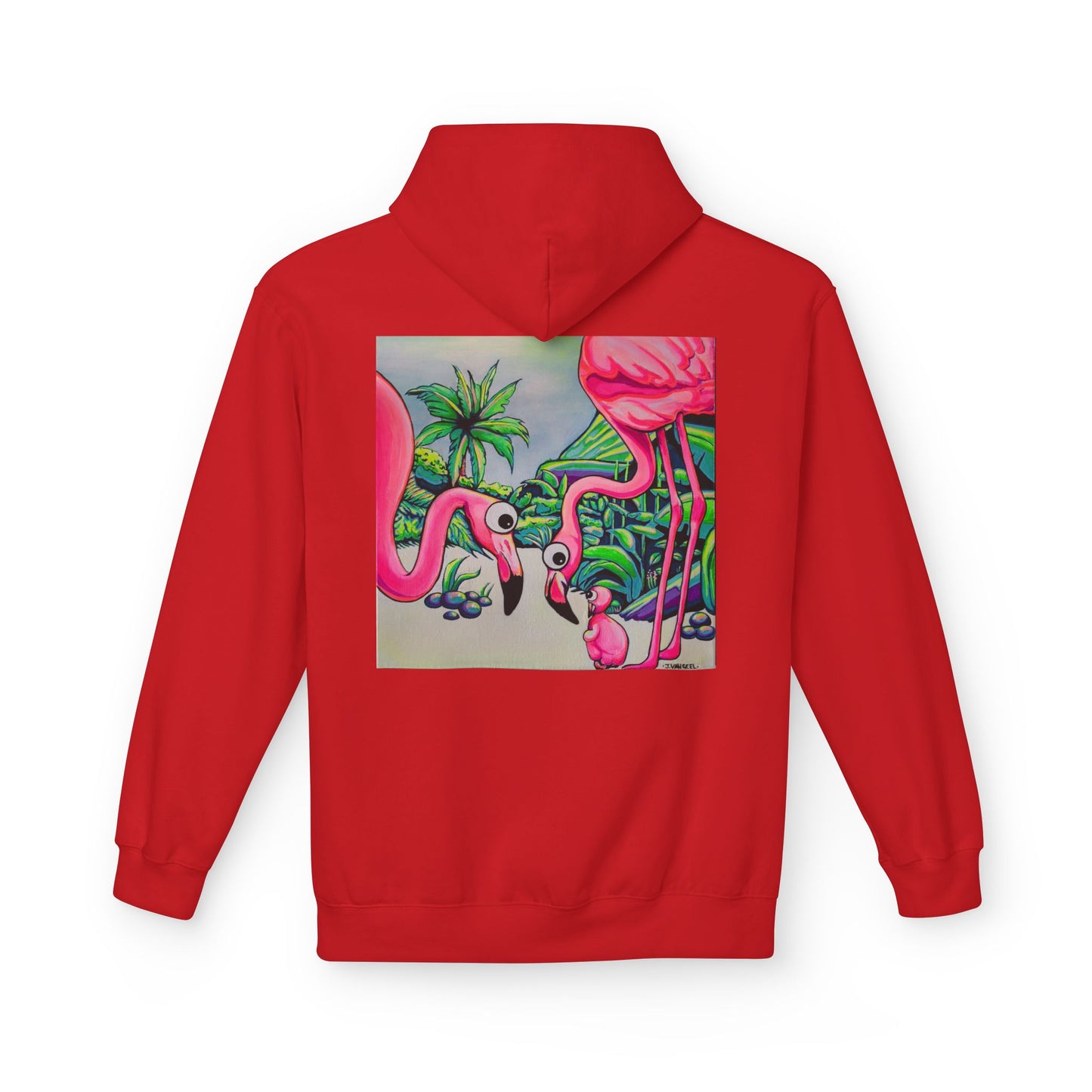 Unisex Cyclops Flamingo Family Soft Hoodie