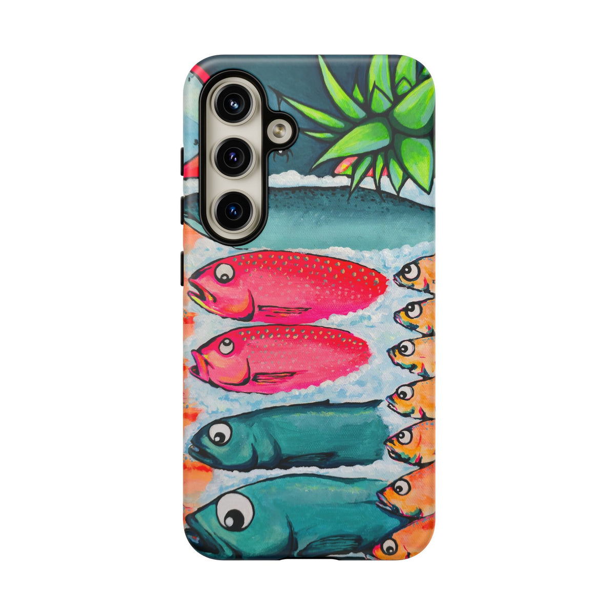 Neon Cabo Fish Market Tough Phone Case