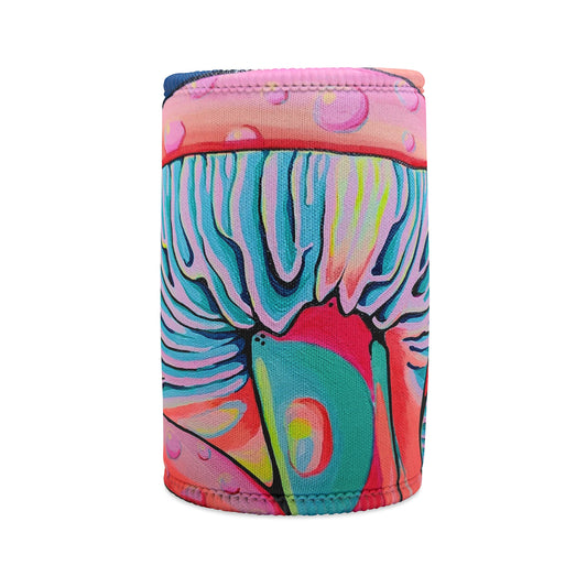 Trippy Mushrooms Stubby Cooler