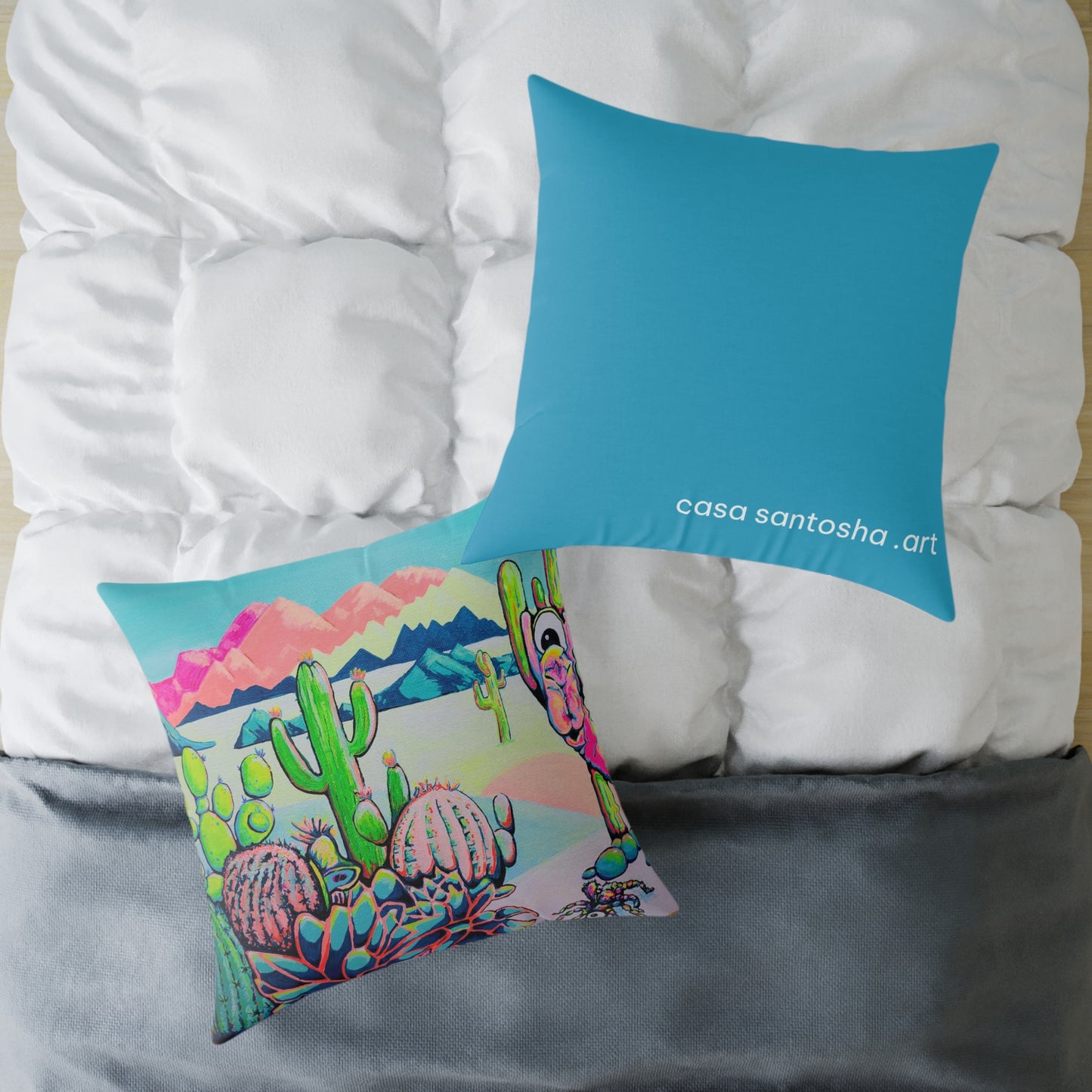 Cyclops Camel Art Canvas Decorative Pillow