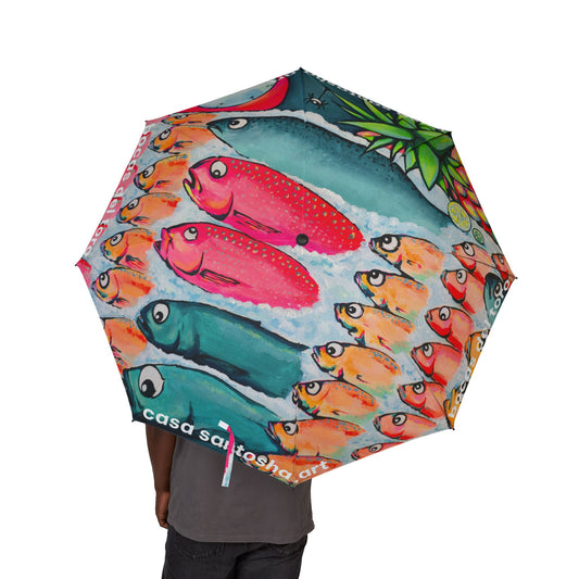 Neon Cabo Fish Market Umbrella