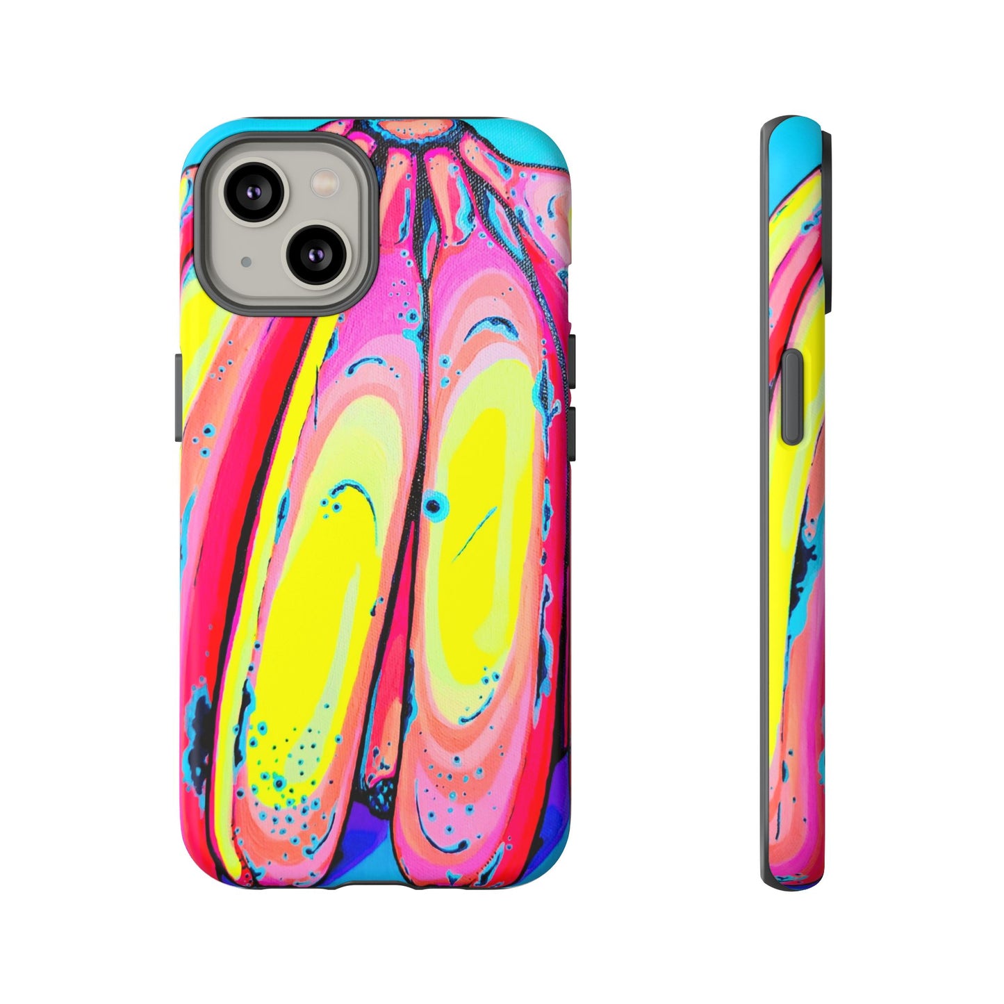 Neon Fat Bananas Tough Phone Case