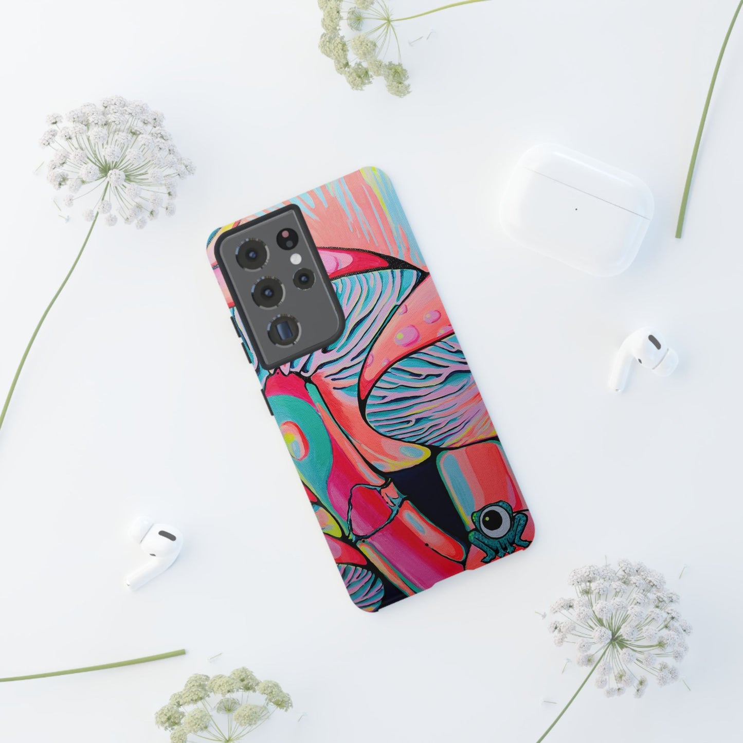 Trippy Mushrooms Tough Phone Case