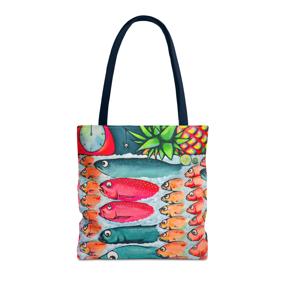 Neon Cabo Fish Market Day Tote