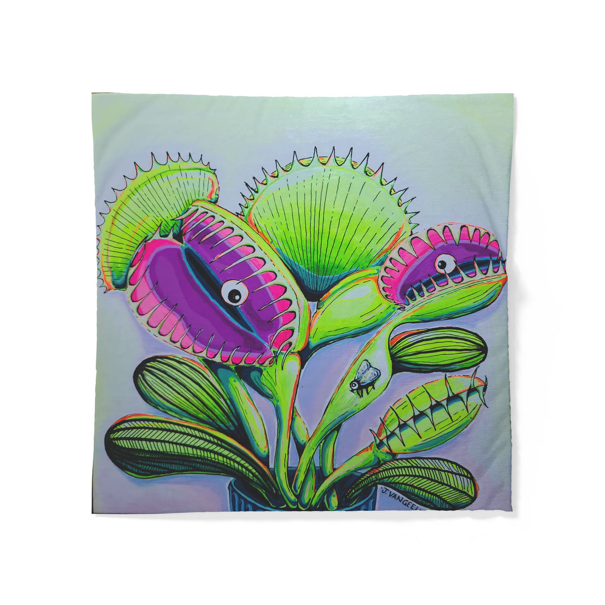 Cyclops Venus Fly Trap Duvet Cover