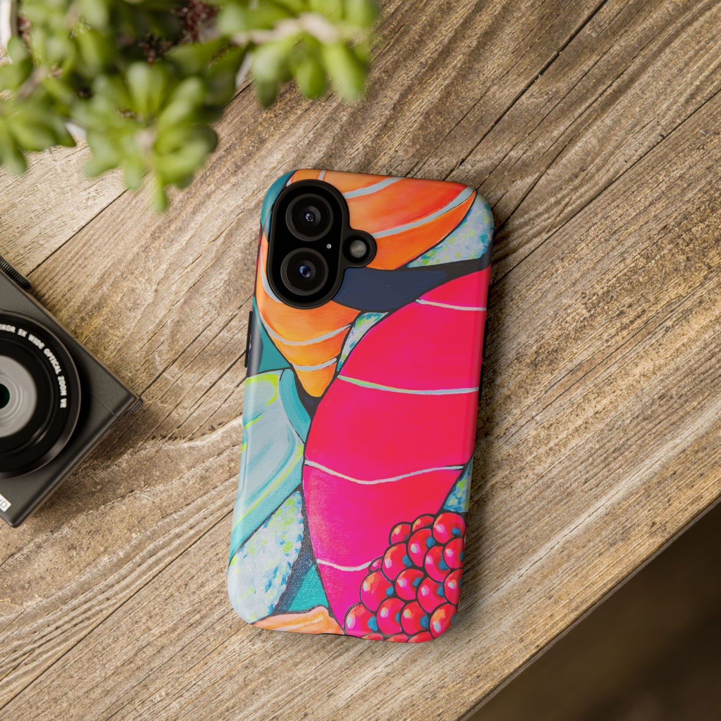 Neon Sushi Tough Phone Case