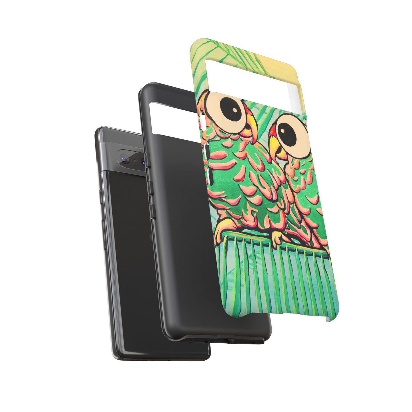 Chatty Cyclops Parrots Tough Phone Case