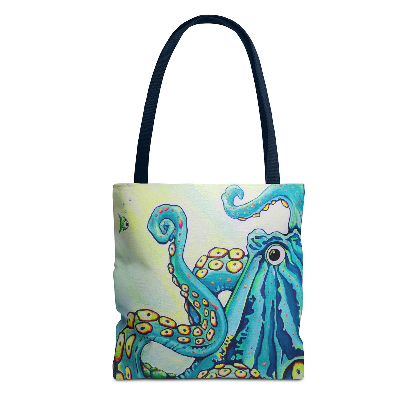 Premium Cyclops Octopus Tote Bag, Original Artist Design, Reusable Shopping Tote,  Eco-Friendly
