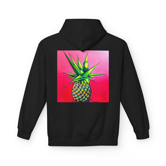 Unisex Neon Pineapple Soft Hoodie