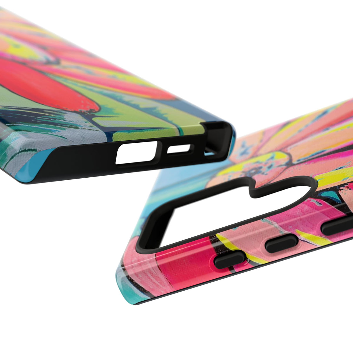 Neon Primitivo Bananas Tough Phone Case