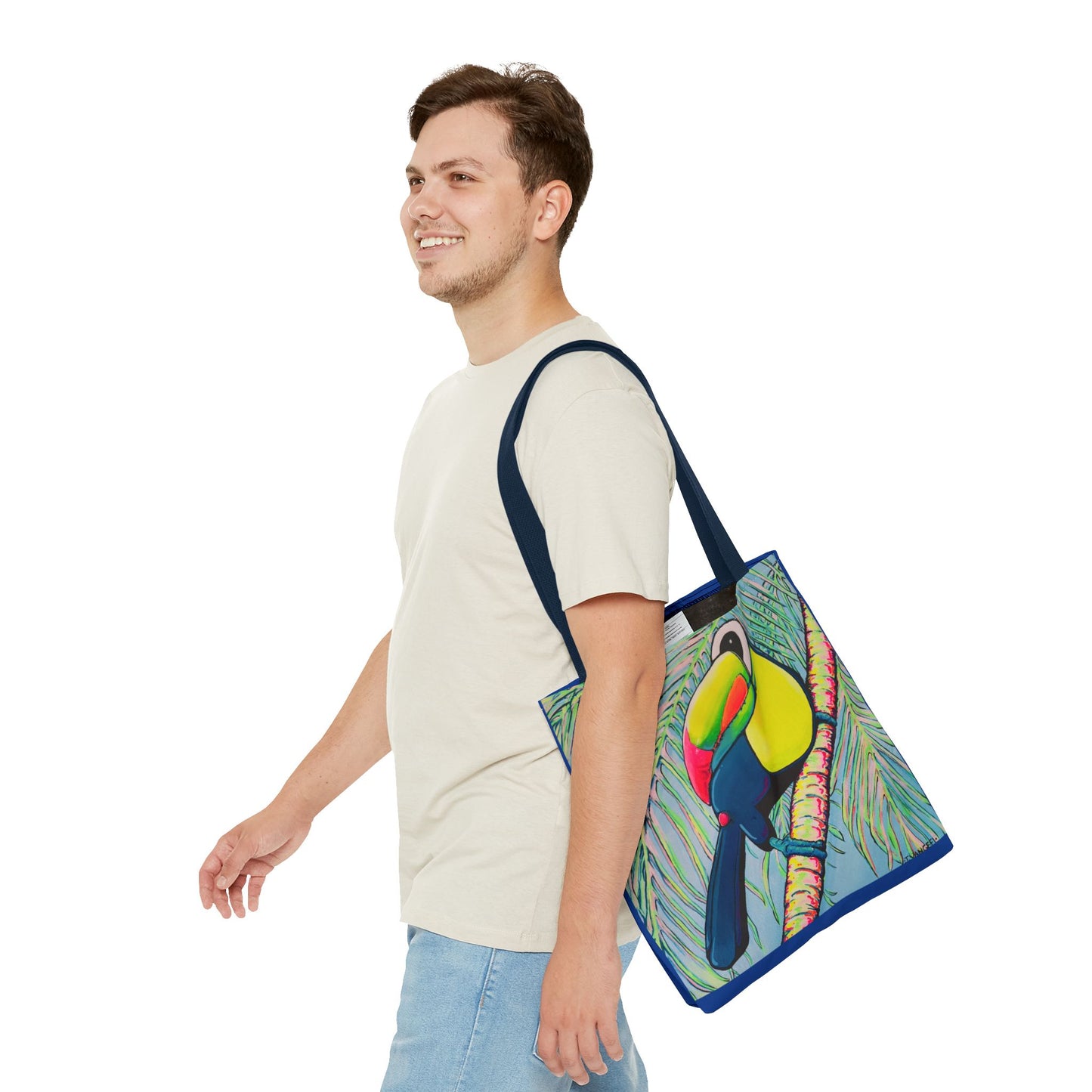 Premium Cyclops Toucan Tote Bag, Original Artist Design, Reusable Shopping Tote,  Eco-Friendly