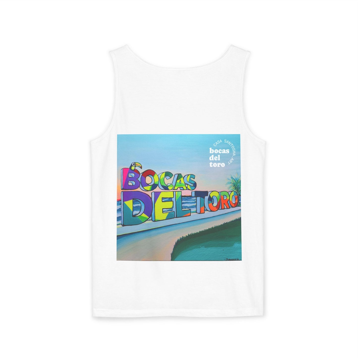 Unisex Bocas Del Toro Sign Tank Top - Perfect for Summer Vibes