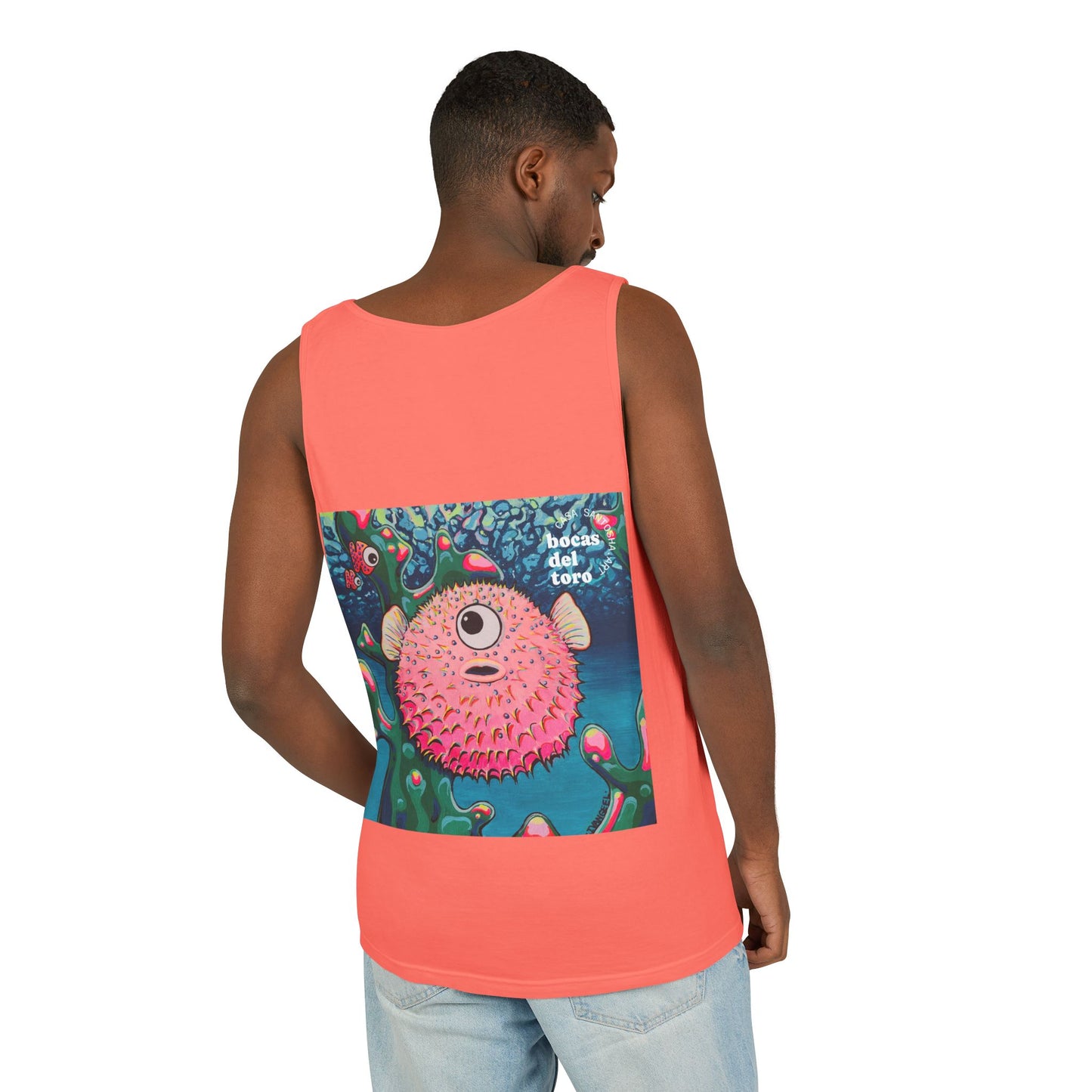 Unisex Cyclops Pufferfish Tank Top - Perfect for Summer Vibes