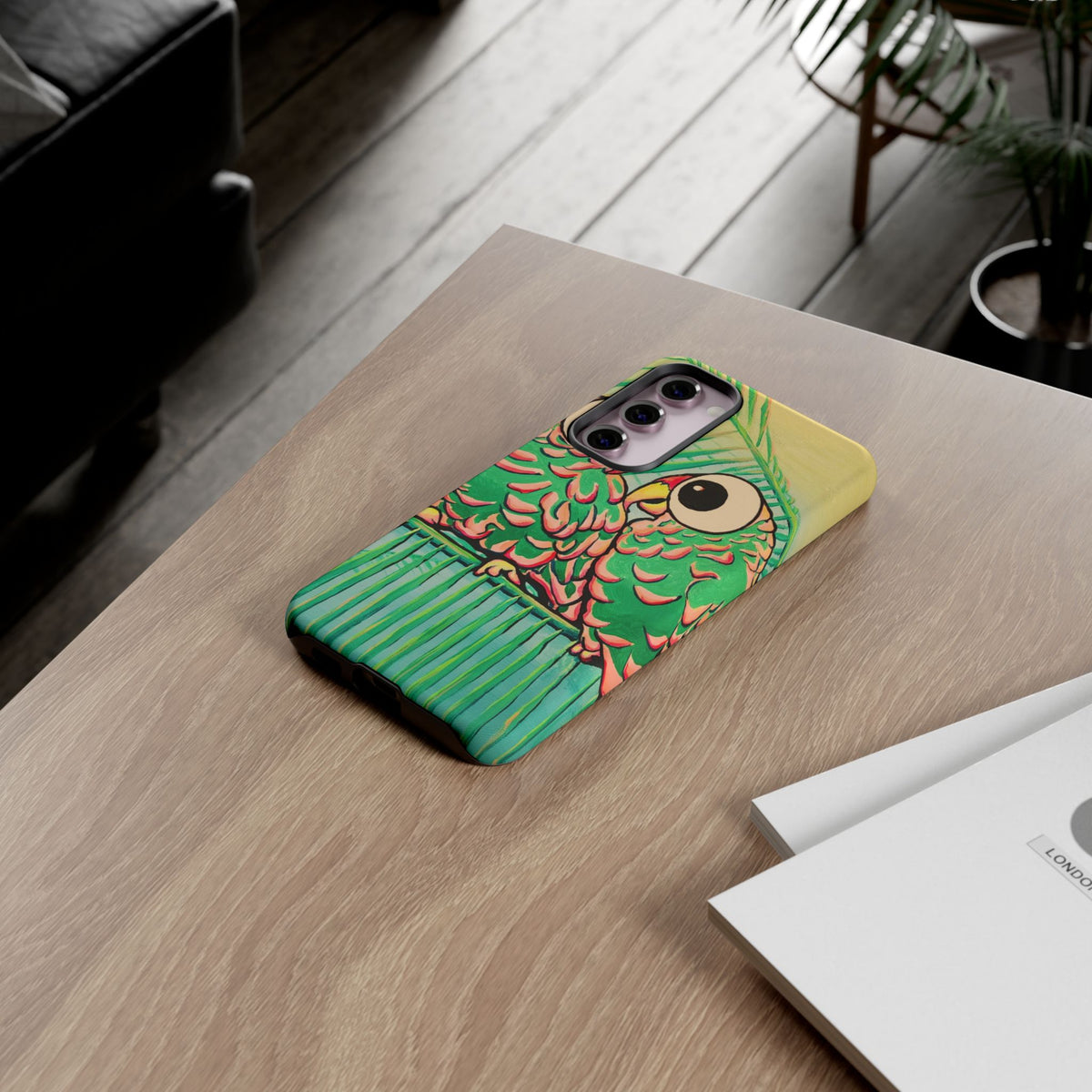 Chatty Cyclops Parrots Tough Phone Case