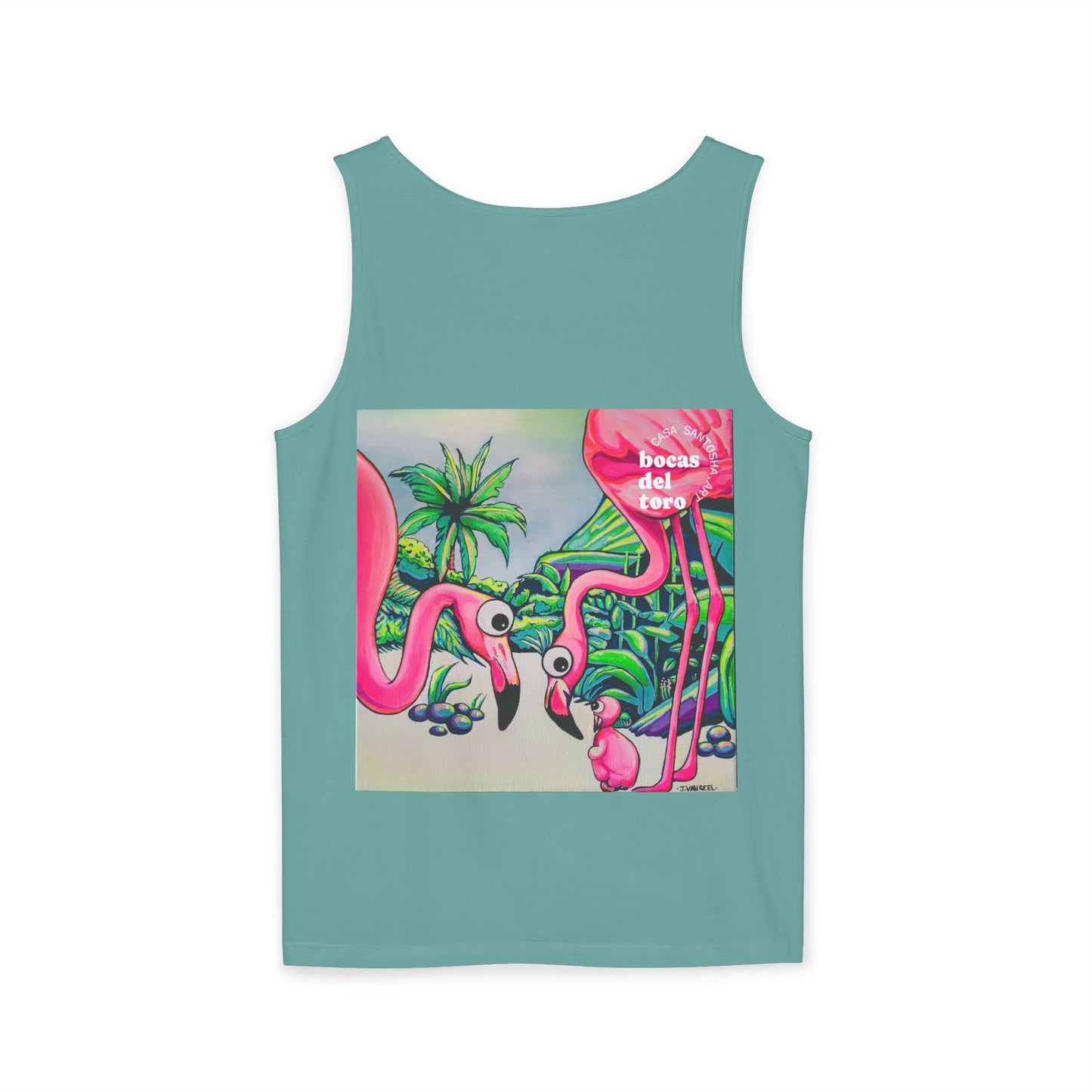 Unisex Cyclops Flamingo Family Tank Top - Perfect for Summer Vibes