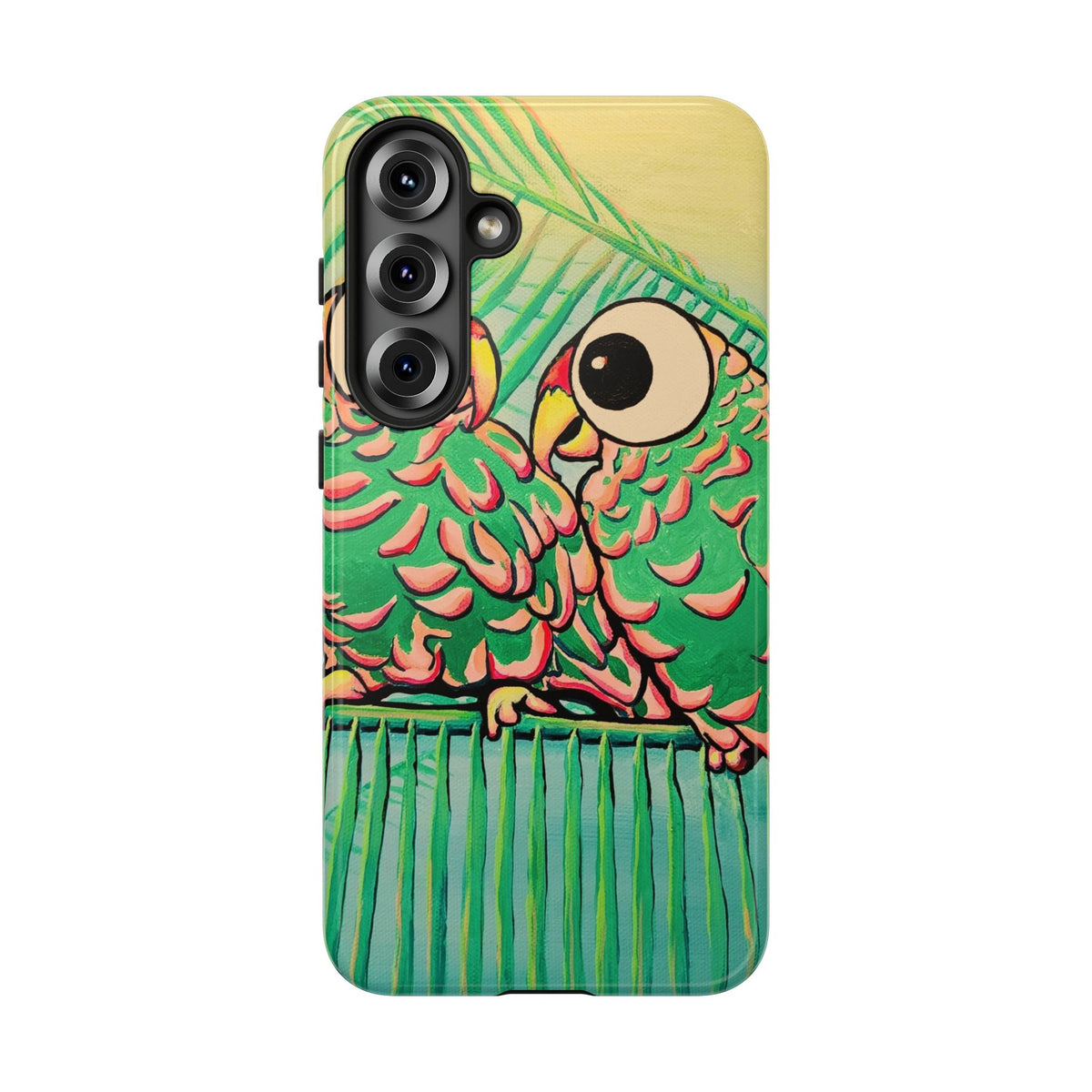 Chatty Cyclops Parrots Tough Phone Case