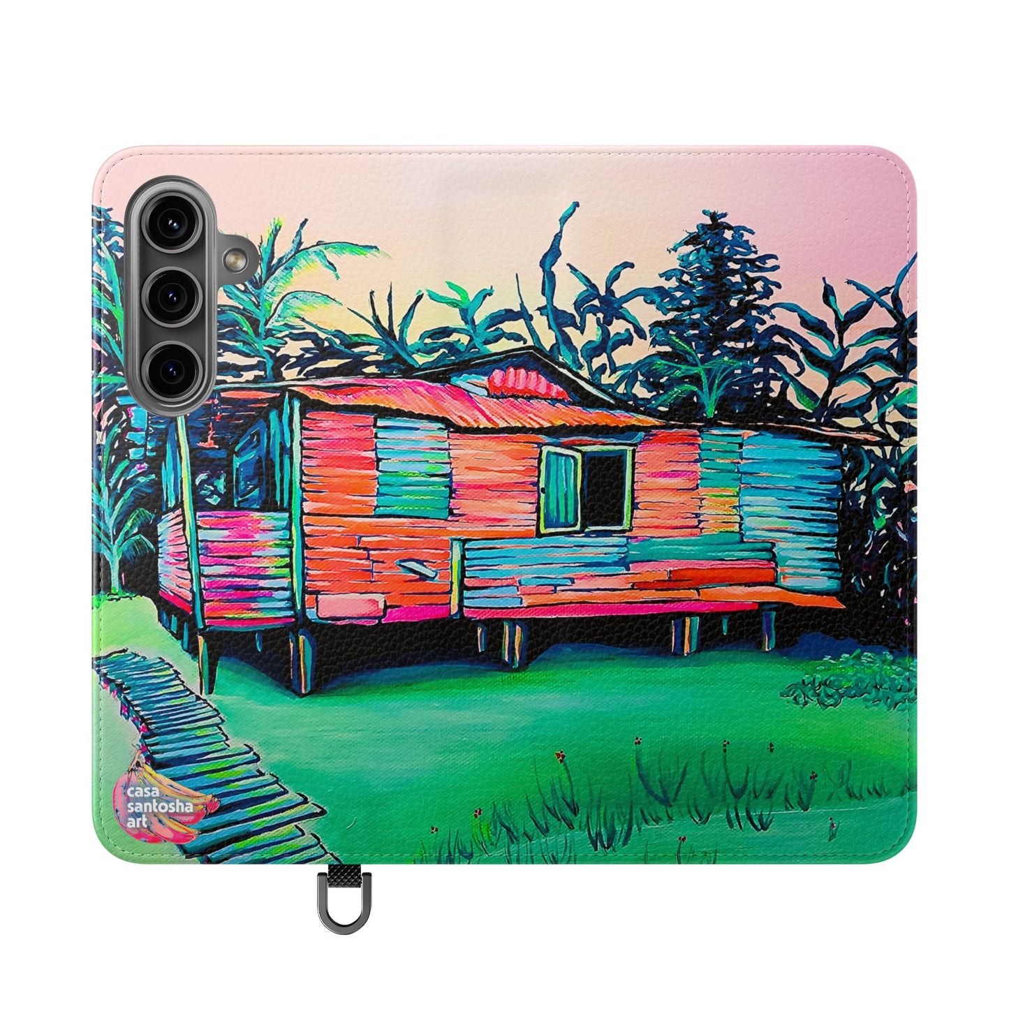 Luis Russell House Bocas Flip Phone Case – Wallet Cover with Card Slots