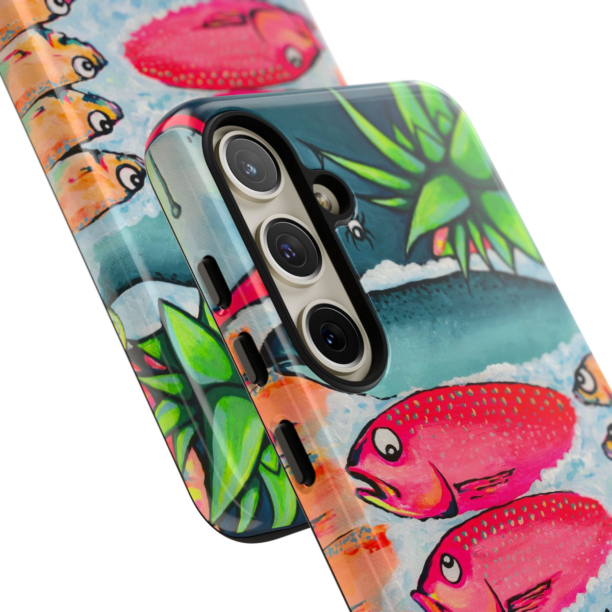 Neon Cabo Fish Market Tough Phone Case