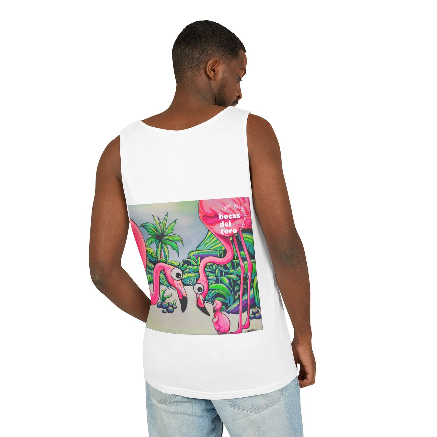Unisex Cyclops Flamingo Family Tank Top - Perfect for Summer Vibes