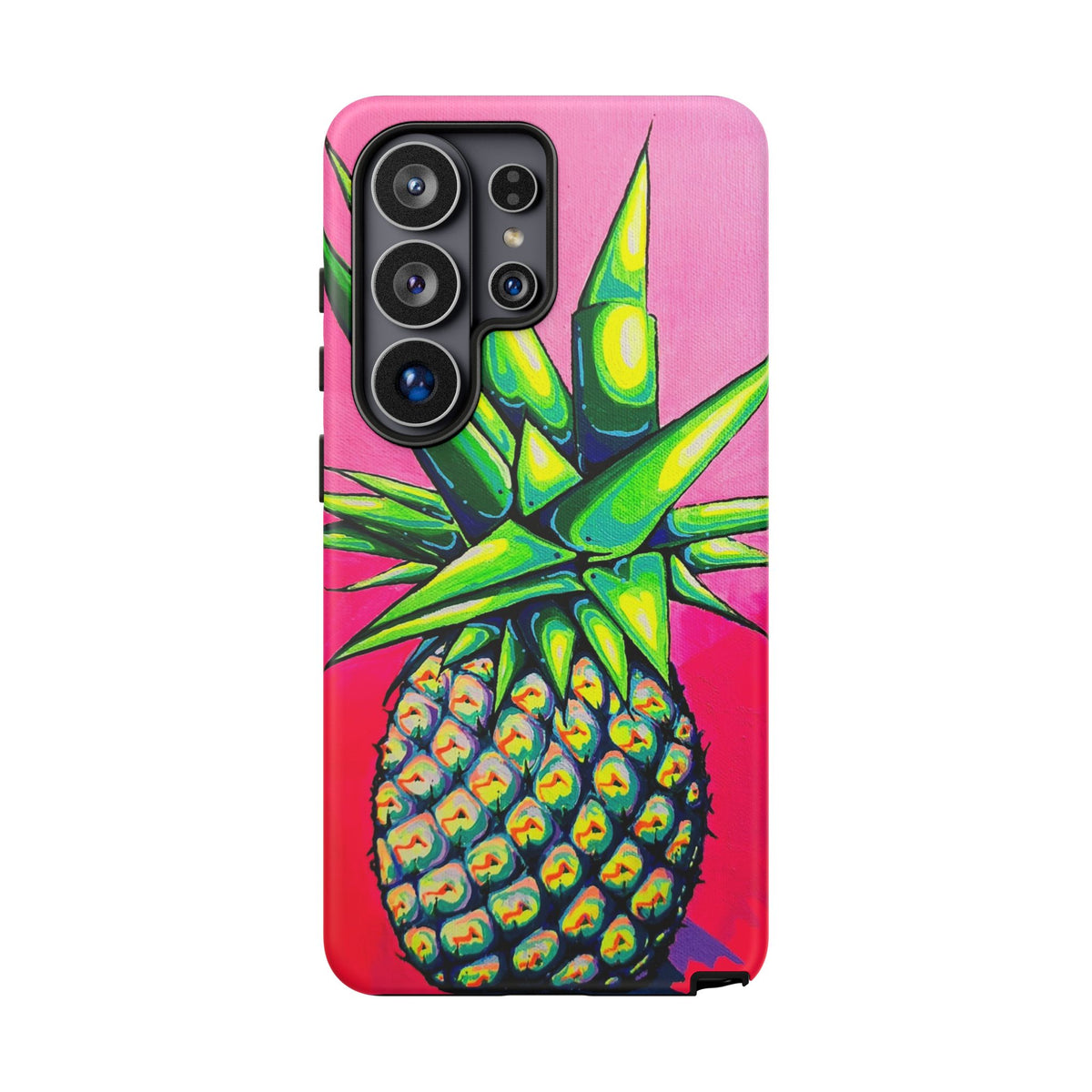 Neon Pineapple Tough Phone Case