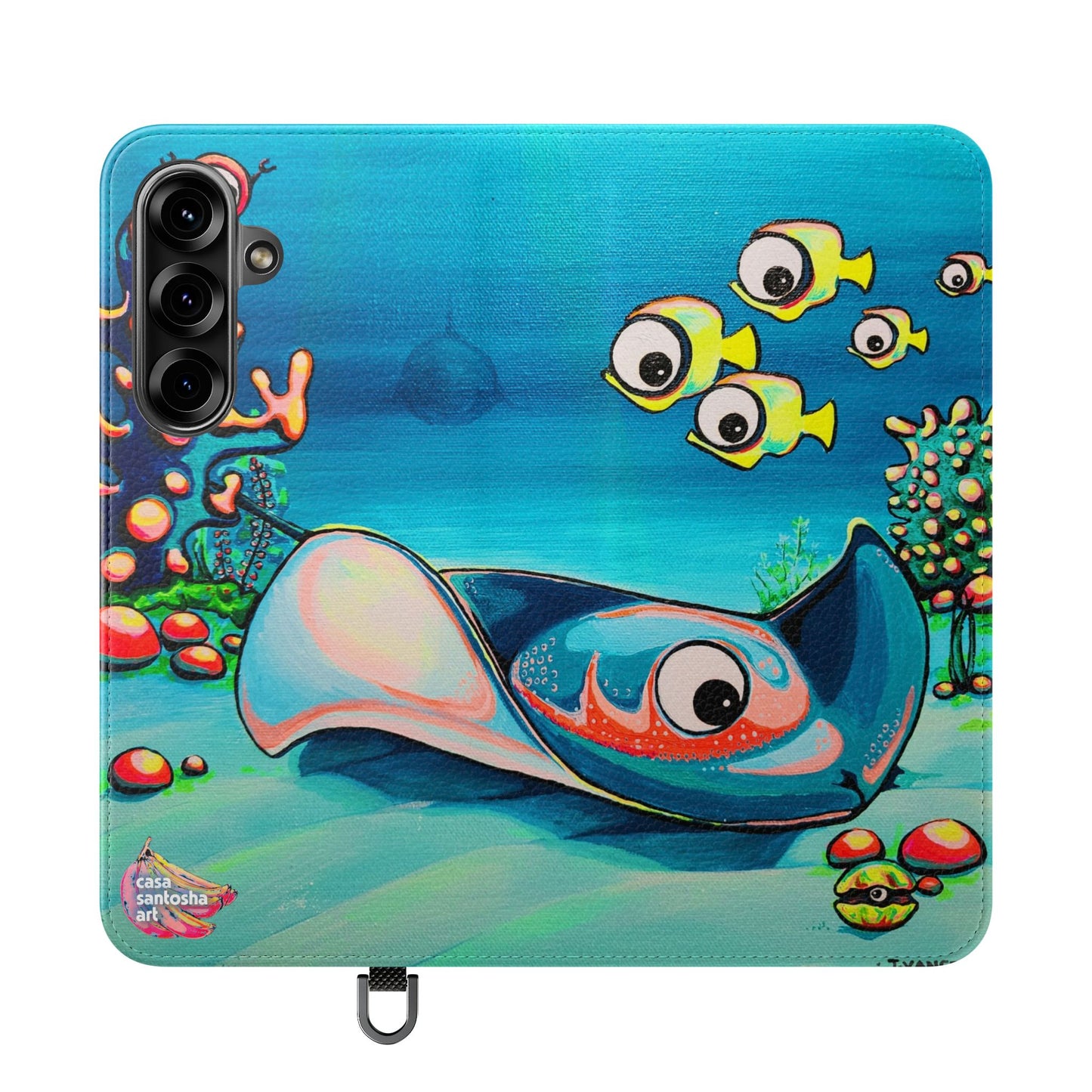 Cyclops Stingray Flip Phone Case – Wallet Cover with Card Slots