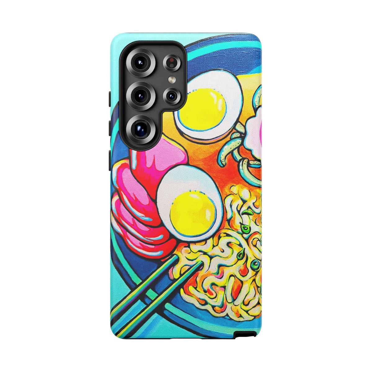 Coque de téléphone résistante Neon Ramen