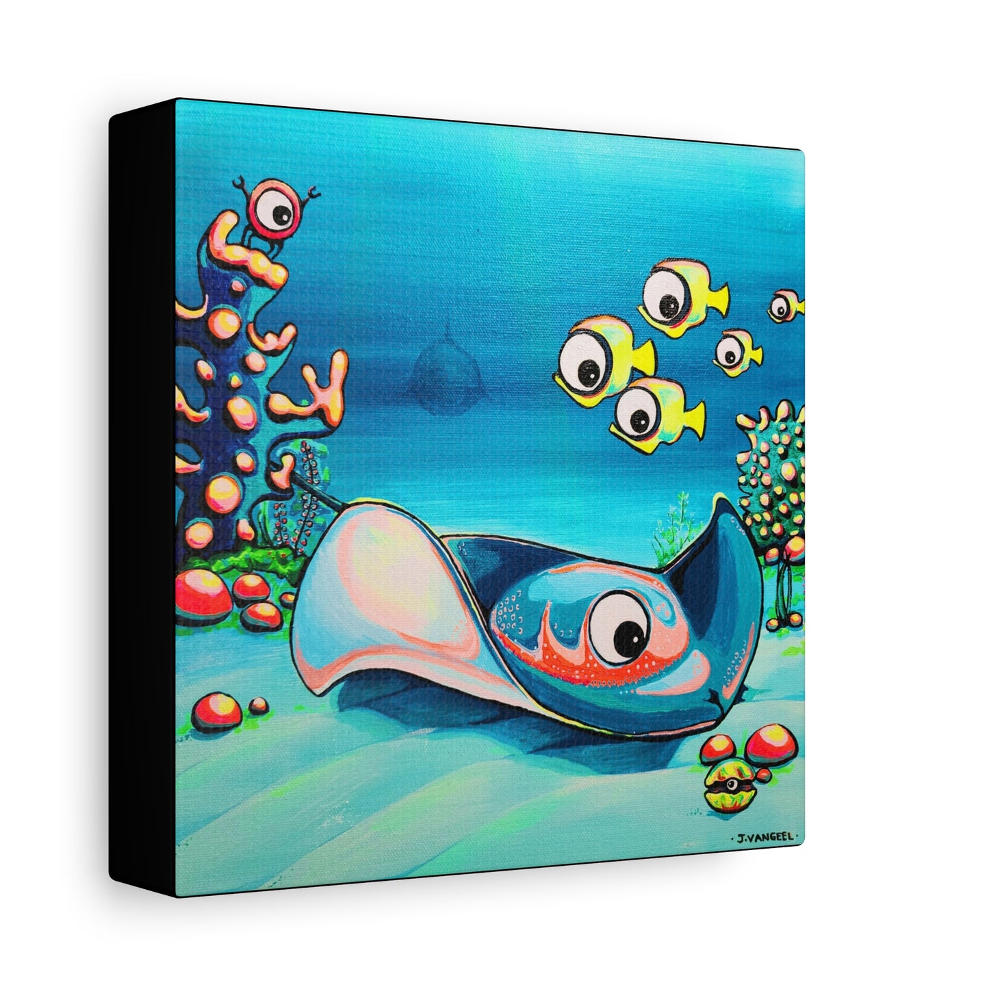 Cyclops Stingray Canvas Wall Art