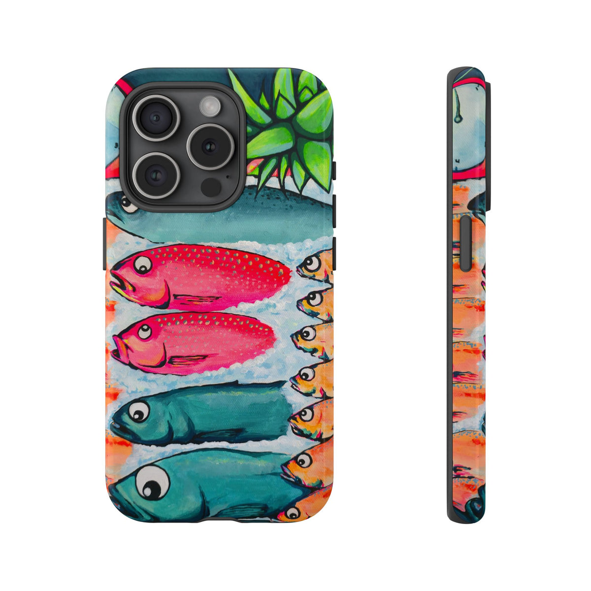 Neon Cabo Fish Market Tough Phone Case