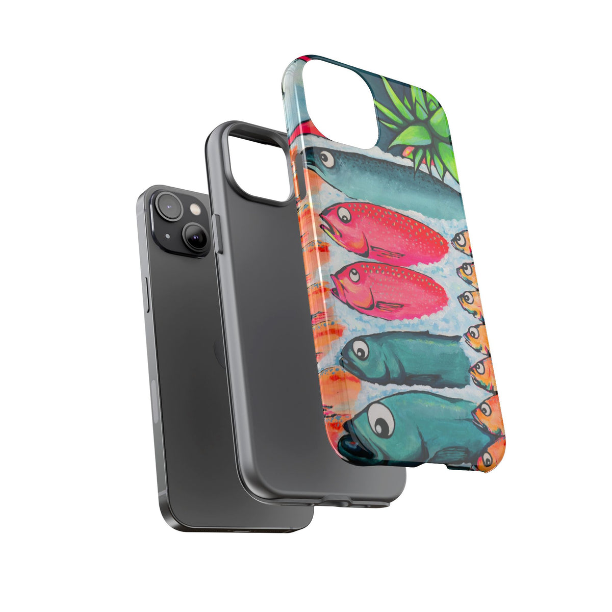 Neon Cabo Fish Market Tough Phone Case