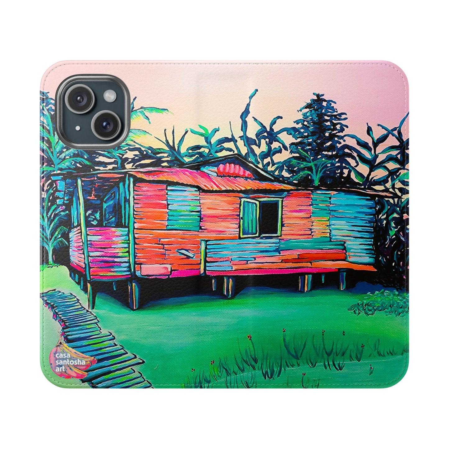 Luis Russell House Bocas Flip Phone Case – Wallet Cover with Card Slots