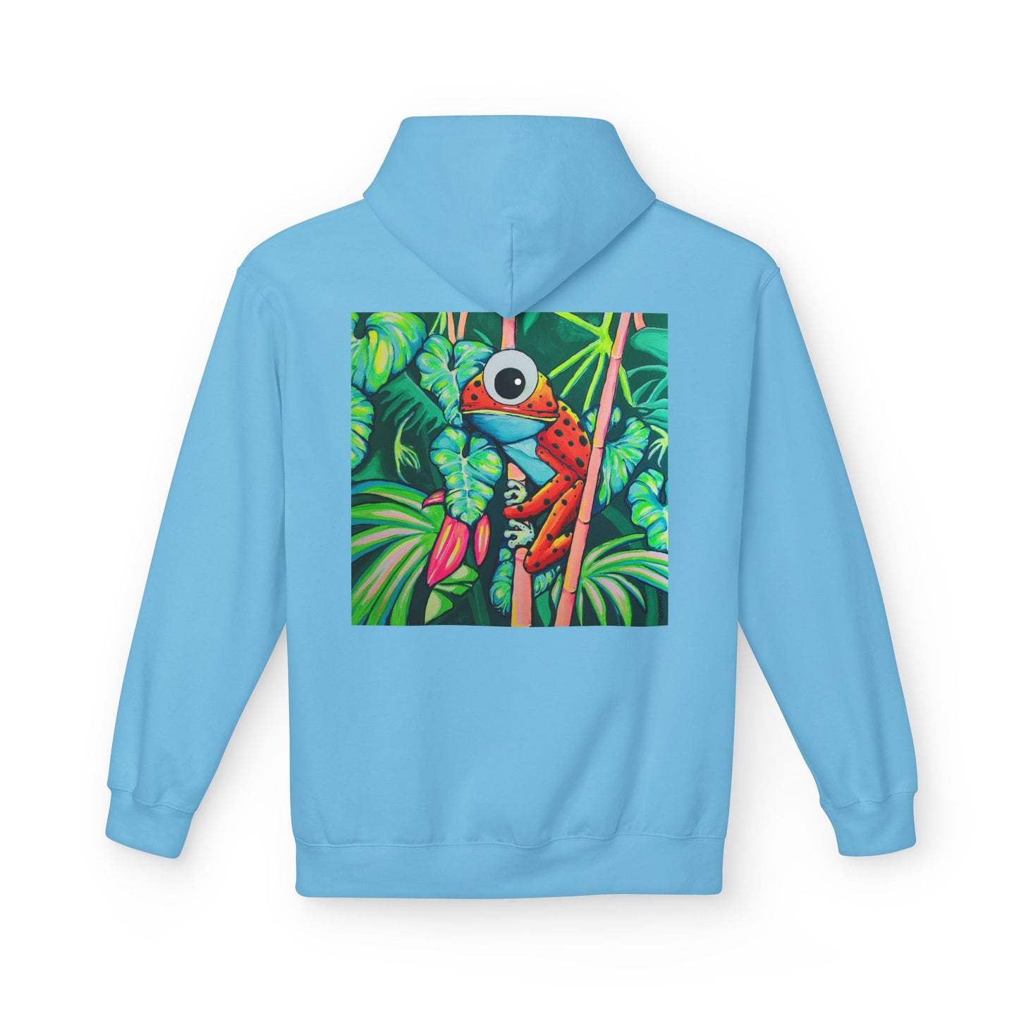 Unisex Cyclops Red Frog Soft Hoodie