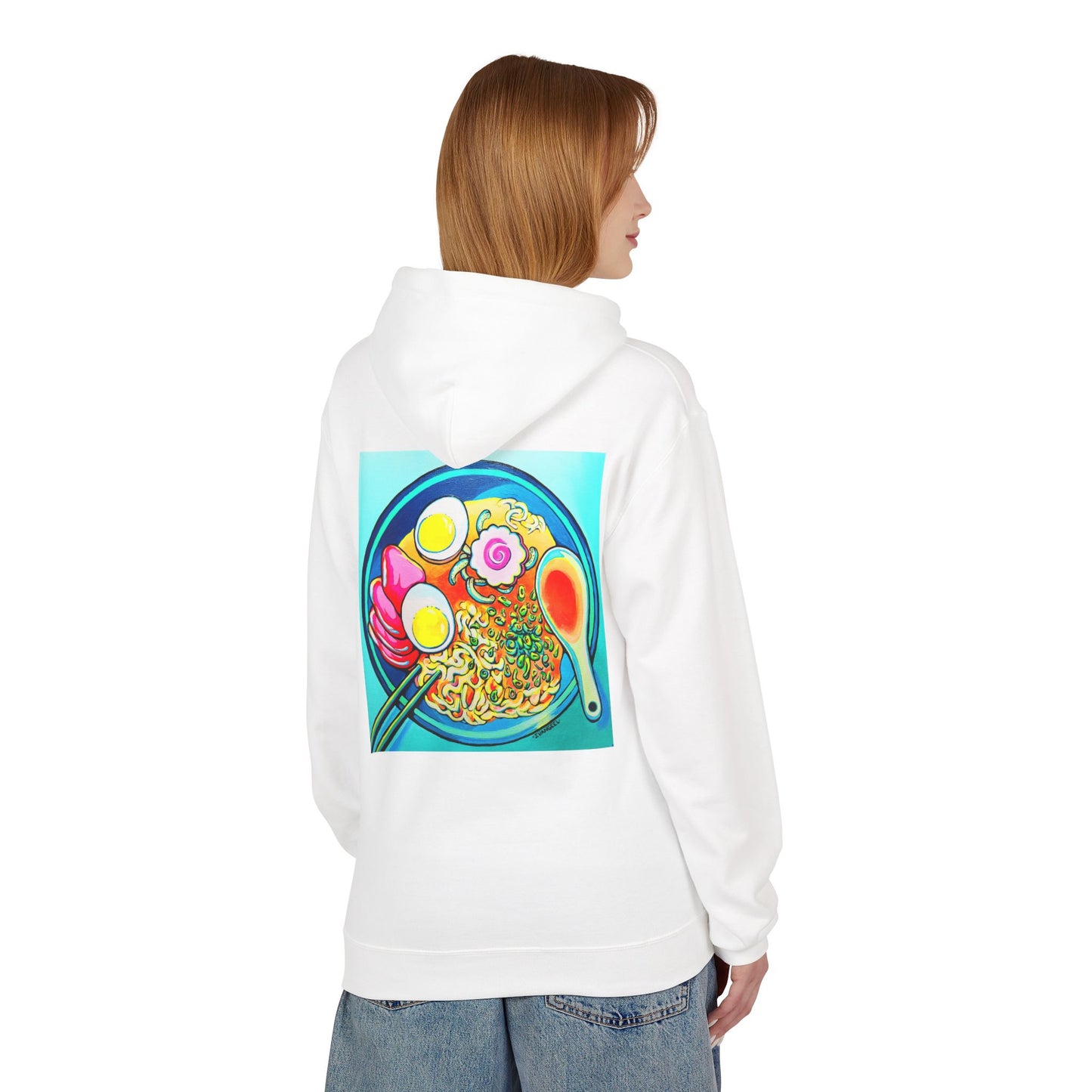 Unisex Neon Ramen Soft Hoodie