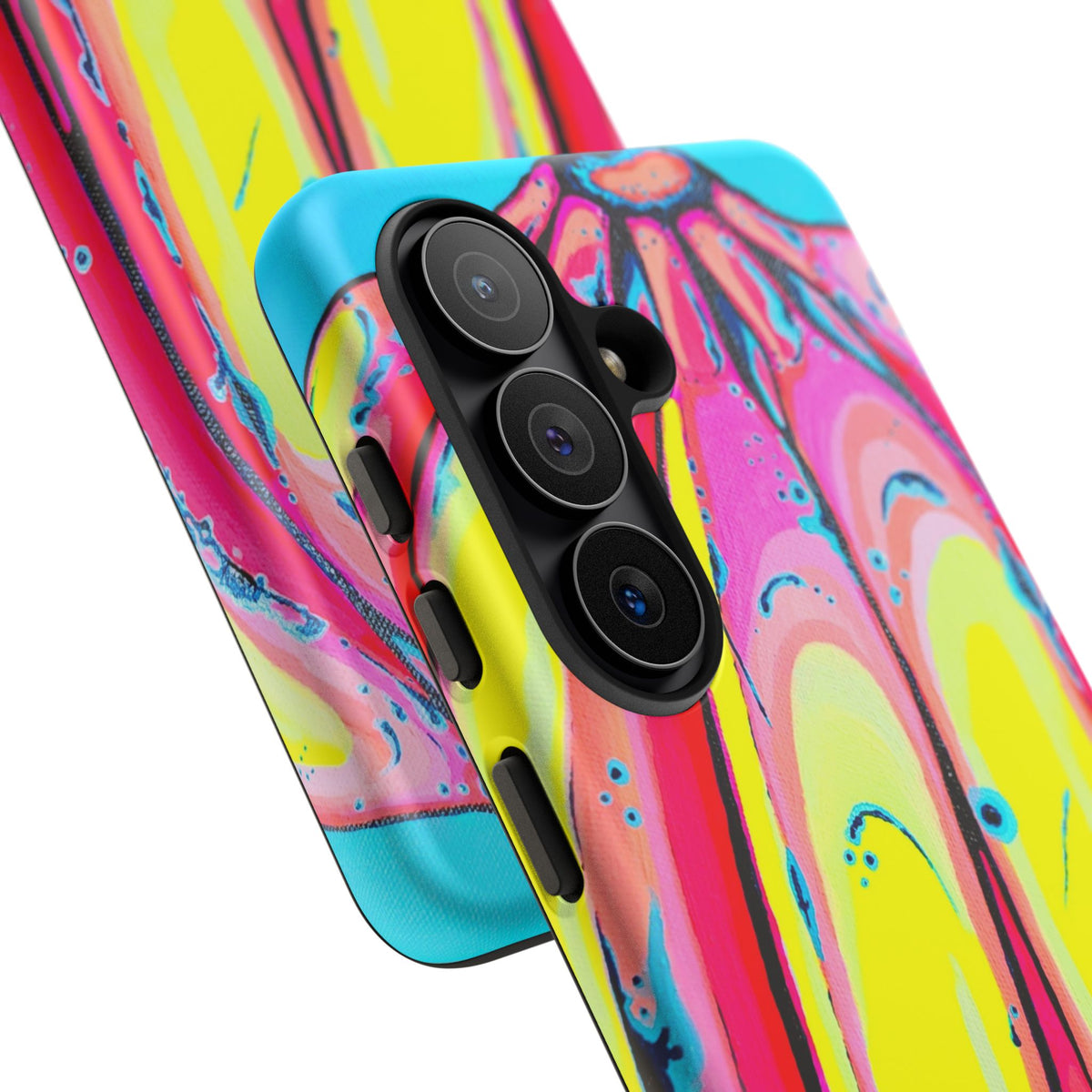 Neon Fat Bananas Tough Phone Case