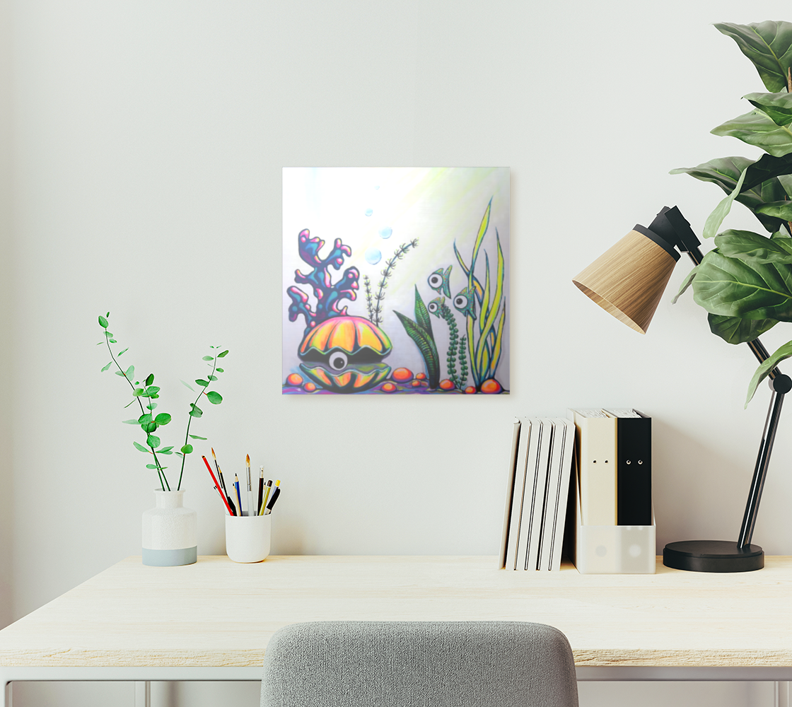 Cyclops Clam Aluminum Wall Art