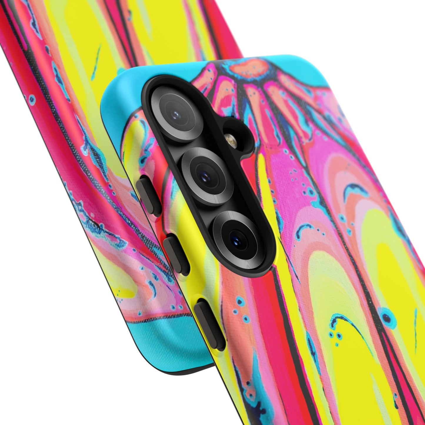 Neon Fat Bananas Tough Phone Case