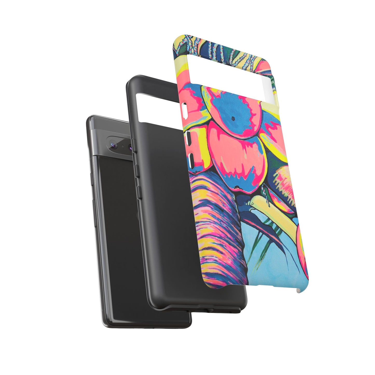 Neon Coconuts Tough Phone Case