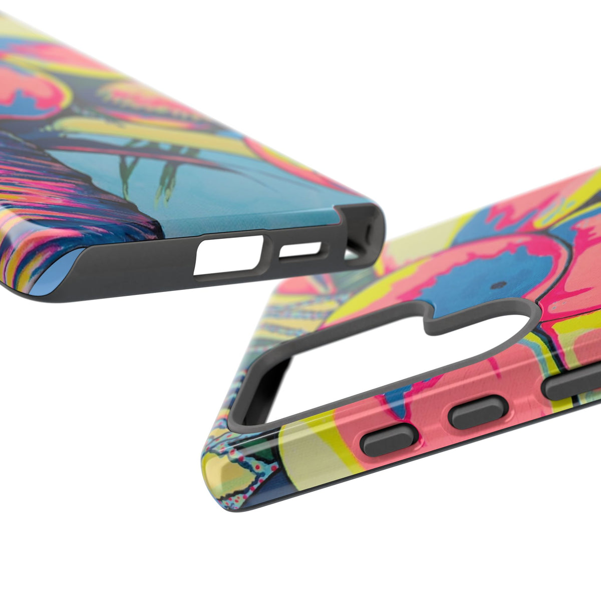 Neon Coconuts Tough Phone Case
