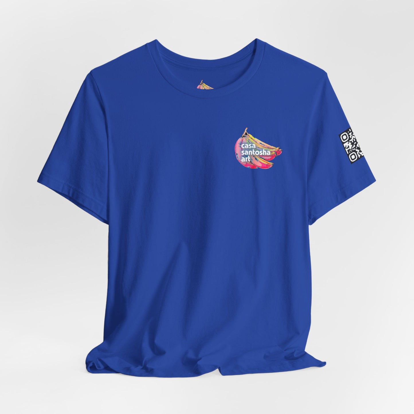 T-shirt unisexe néon à motif poisson frit